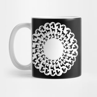 Doily Unicorn Mug